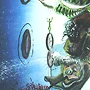 Detail 5 zu Interplanetarisches Verkehrsmittel – Ölbild auf Leinwand mit dem Thema Universum / Kosmos.