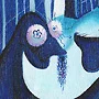 Detail 2 zu Portait des Wahnsinns – Ölbild auf Leinwand mit dem Thema .
