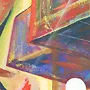 Detail 2 zu Schwebendes Kreuz – Ölbild auf Leinwand mit dem Thema .