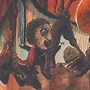 Detail 5 zu Symbiotisches Erkennen – Ölbild auf Leinwand mit dem Thema .