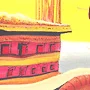 Detail 1 zu Überbrückung der Realität – Ölbild auf Leinwand mit dem Thema .