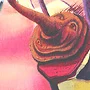 Detail 5 zu Überbrückung der Realität – Ölbild auf Leinwand mit dem Thema .