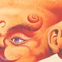 Detail 3 zu Vision an einer Wäscheleine – Ölbild auf Leinwand mit dem Thema .