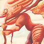 Detail 4 zu Vision an einer Wäscheleine – Ölbild auf Leinwand mit dem Thema .