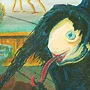 Detail 5 zu Haare auf dem Teller – Ölbild auf Leinwand mit dem Thema .