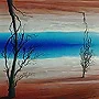 Detail 1 zu Zellteilung – Ölbild auf Leinwand mit dem Thema terrestrische Verformung.
