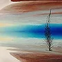 Detail 2 zu Zellteilung – Ölbild auf Leinwand mit dem Thema terrestrische Verformung.