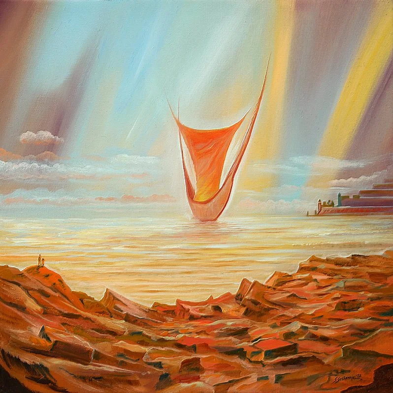 Wartendes Schiff